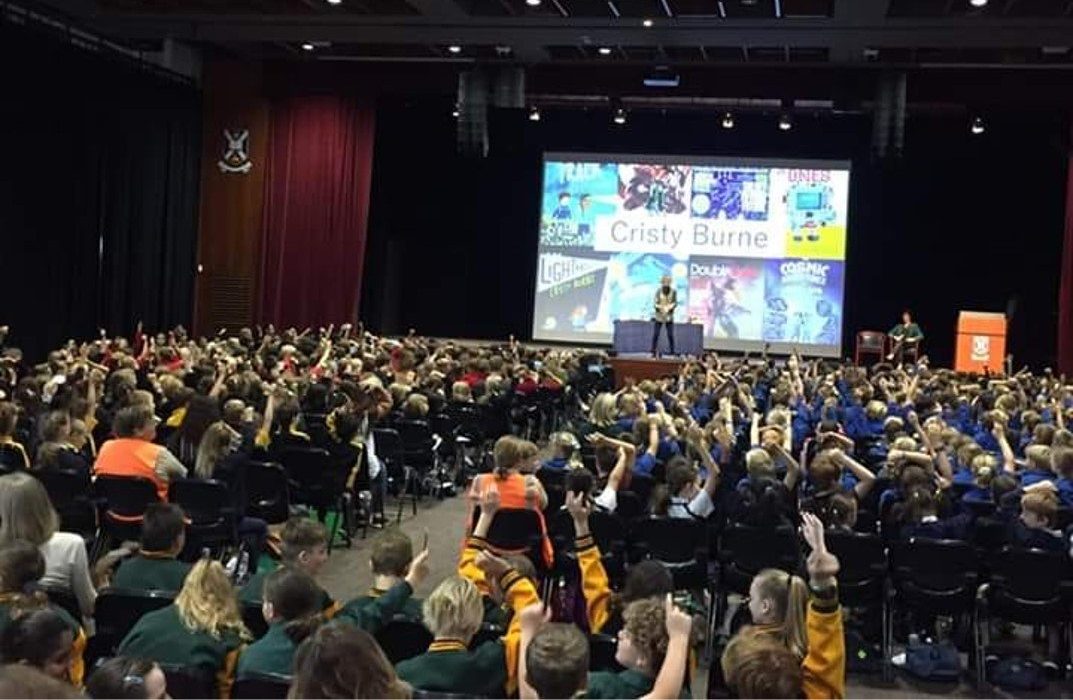 Cristy Burne childrens author event